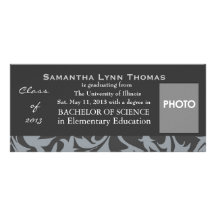 Graduation Announcement or Invitation Rack Card
