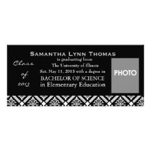 Graduation Announcement or Invitation Rack Cards