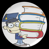 Graduation Asian Boy plates