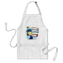 Graduation Asian Girl Apron