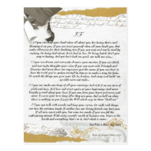 Graduation Baccalaureate IF by Rudyard Kipling Postcard