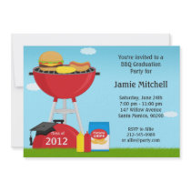 Graduation BBQ Party Invitation Class of 2012