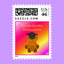 Graduation Bear -postage stamps by Horseshoes3 Graduation Bear -postage stamps