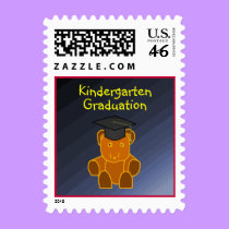 Graduation Bear -postage stamps by Horseshoes3 Graduation Bear -postage stamps