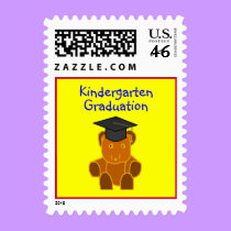Graduation Bear -postage stamps by Horseshoes3 Graduation Bear -postage stamps