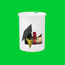 Graduation Cap And Diploma pitchers