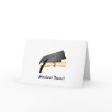 Graduation Cap and Diploma,Personalized Stationery cards