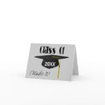 Graduation Cap And Tassel I Made It Funny Card