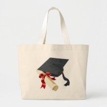Graduation Cap & Diploma Canvas Bags