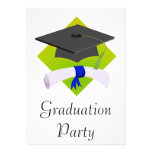 Graduation Cap & Diploma Custom Invitations