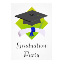 Graduation Cap & Diploma invitations