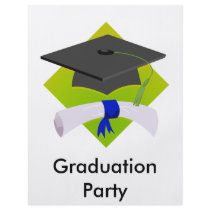 Graduation Cap & Diploma Flyers