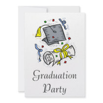 Graduation Cap & Diploma Invitations