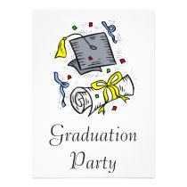 Graduation Cap & Diploma invitations