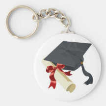 Graduation Cap & Diploma Key Chains
