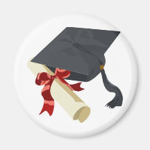 Graduation Cap & Diploma Magnets