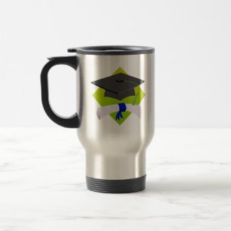 Graduation Cap & Diploma mug