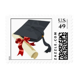 Graduation Cap & Diploma Postage