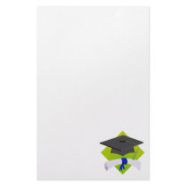 Graduation Cap & Diploma Custom Stationery
