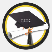 Graduation Cap & Diploma Stickers