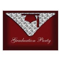 Graduation Cap Party Invitation