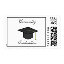 Graduation Cap -postage stamps