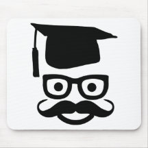 graduation cap professor mousepads