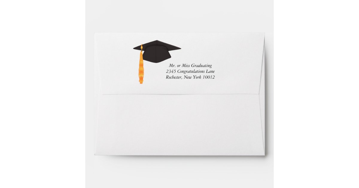 Graduation Cap & Tassel Graduation Envelopes Zazzle