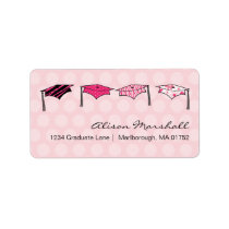 Graduation Caps Address Label
