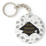Graduation Caps Keychain