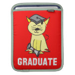 Graduation Cat Lover Sleeve For iPads