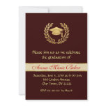 Graduation Celebration Personalized Invitation