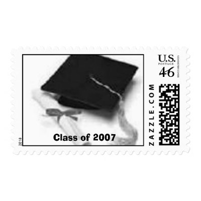 Graduation, Class of 2007 Postage by allstar_softball06