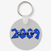 Graduation Class of 2009 Blue and Grey keychains by DragonCat Graduation Class of 2009 Blue and Grey keychains