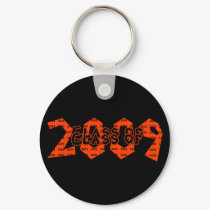 Graduation Class of 2009 Orange and Black keychains