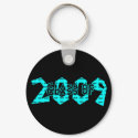 Graduation Class of 2009 Teal keychains