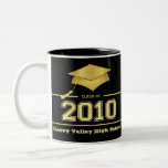 Graduation Class of 2010 Mugs - Black and Gold