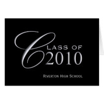 Graduation Class of 2010 - School Colors Cards cards