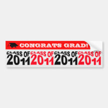 Graduation Class of 2011 Bumper Sticker 4