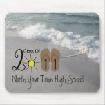 Graduation Class Of 2011 Flip Flops &amp; Ocean Waves Mouse Pad