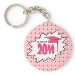 Graduation Class Of 2011 - Pop Art Comic Book Key Chains