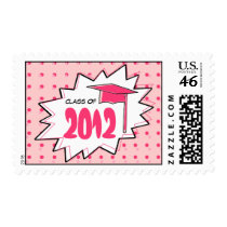 Graduation Class Of 2012 Pop Art Postage