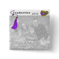 Graduation Class Ring PURPLE buttons by malibuitalian Graduation Class Ring PURPLE buttons