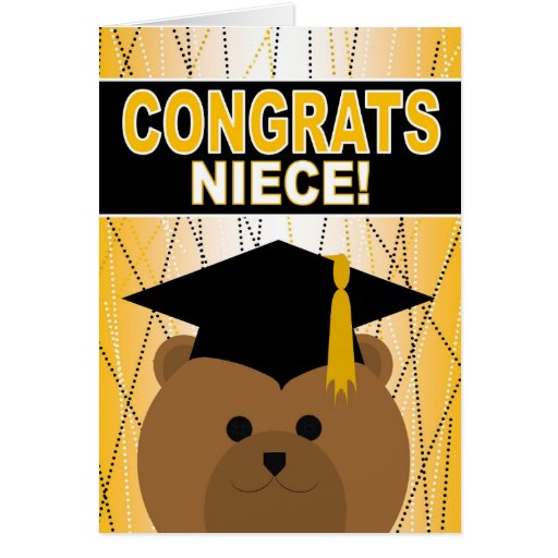 Graduation Congratulations for Niece Card Zazzle