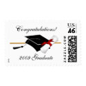 Graduation Congratulations Postage Stamps