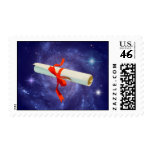 Graduation congratulations postage stamps