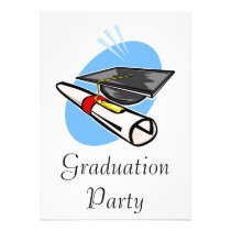 Graduation Diploma & Cap invitations