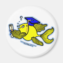 Graduation Fish Graduate Magnets