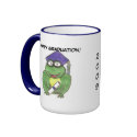 Graduation frog mug