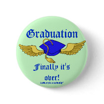 Graduation funny button by vitaliy Graduation funny button